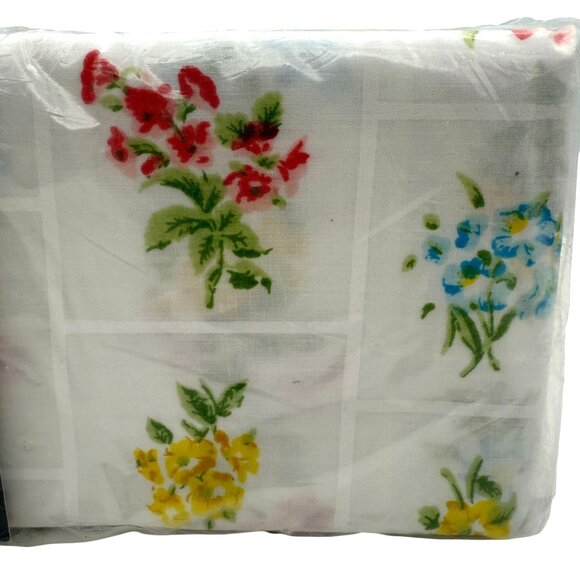 Sears Window Box King Pillowcases New Vintage Floral Percale Perma-Prest 2pk - Picture 3 of 7